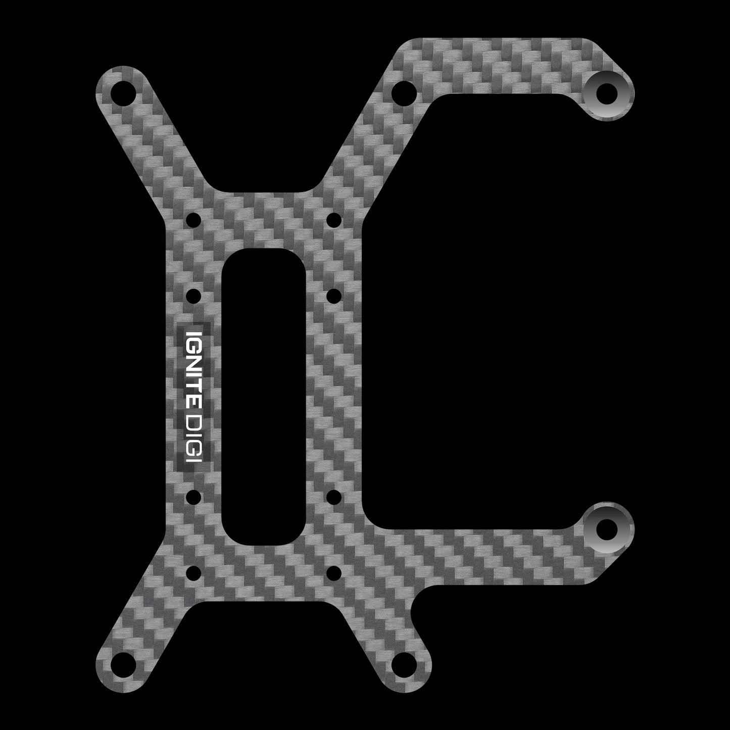 Carbon Side Plate for DJI Transmission / KEYSTONE