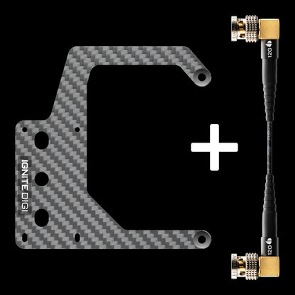 Carbon Side Plate for Teradek / KEYSTONE / V-RAPTOR