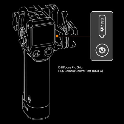 R/S Cable ‣ RS4 Pro + Focus Pro Grip to 3-Pin Fischer