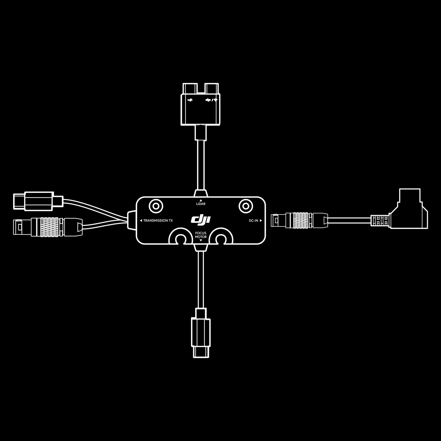 Power Cable ‣ D-Tap to DJI Focus Pro LiDAR Hub