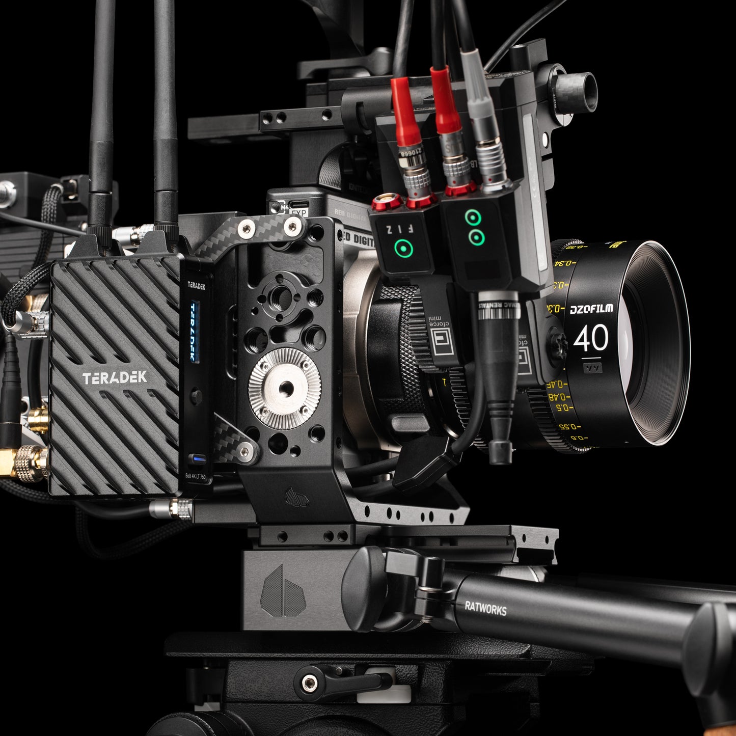 Carbon Side Plate for Teradek / KEYSTONE / KOMODO-X