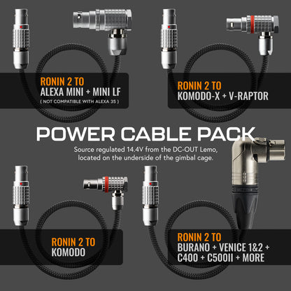 Power Cable Pack ‣ Ronin 2 to Cinema Camera