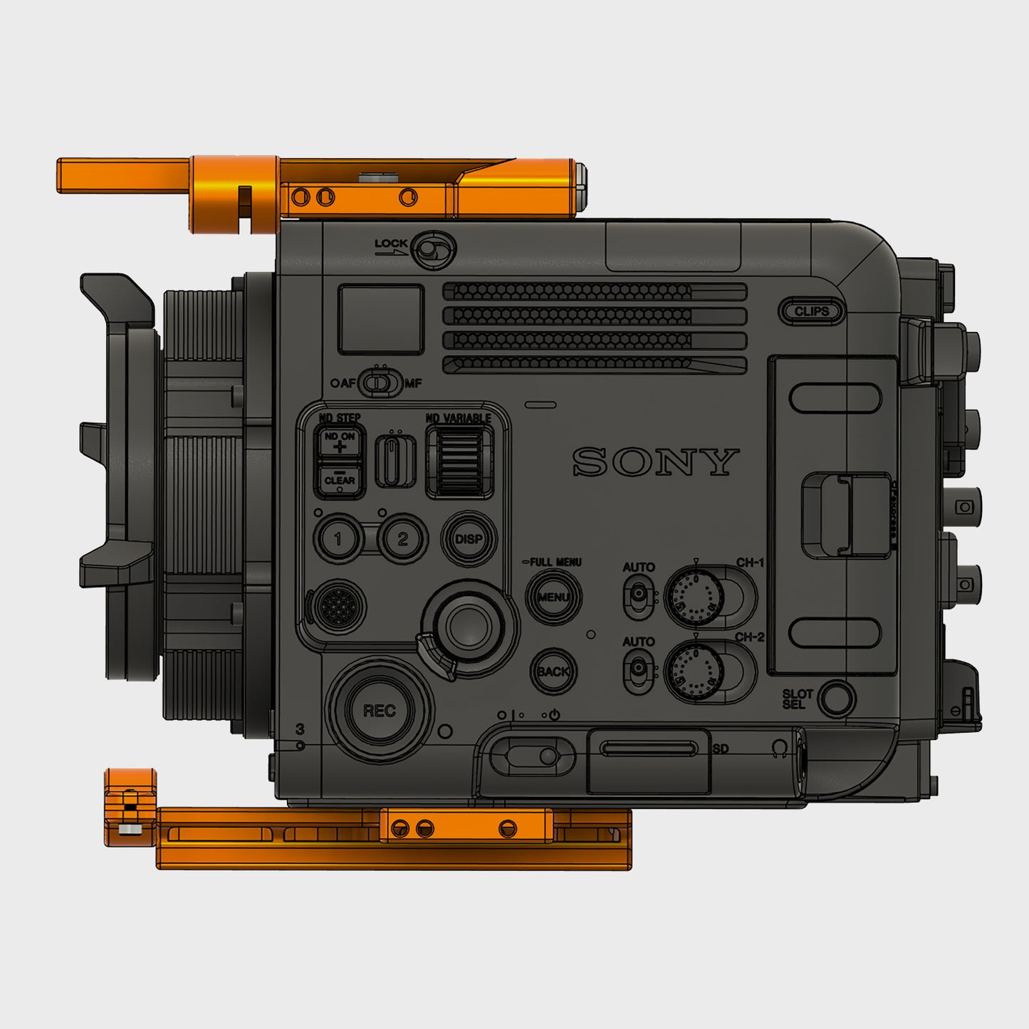 Camera Top Plate B ‣ ALEXA Mini + Mini LF + K-X + V-RAPTOR + FX6 + FX9 + BURANO + VENICE1&2 + C500MKII