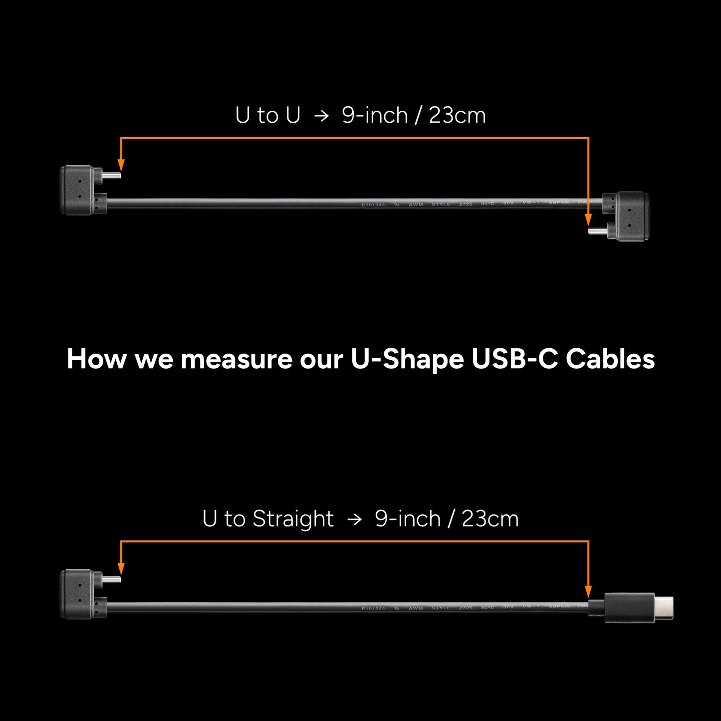 U-Shape USB-C Cables for DJI Focus Pro Ecosystem