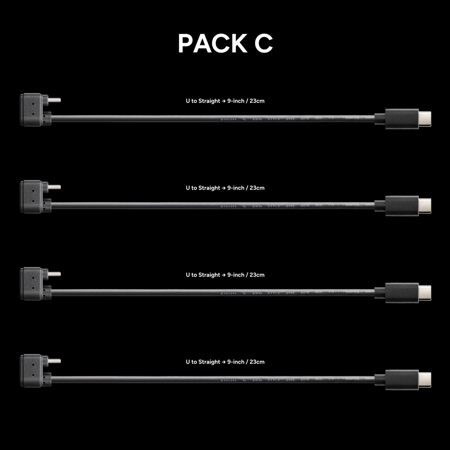 U-Shape USB-C Cables for DJI Focus Pro Ecosystem