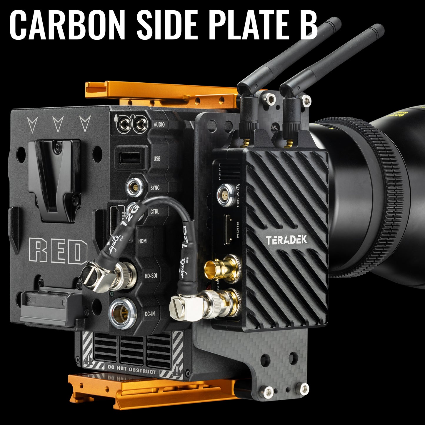 Carbon Side Plate for ALEXA Mini + Mini LF + DSMC2