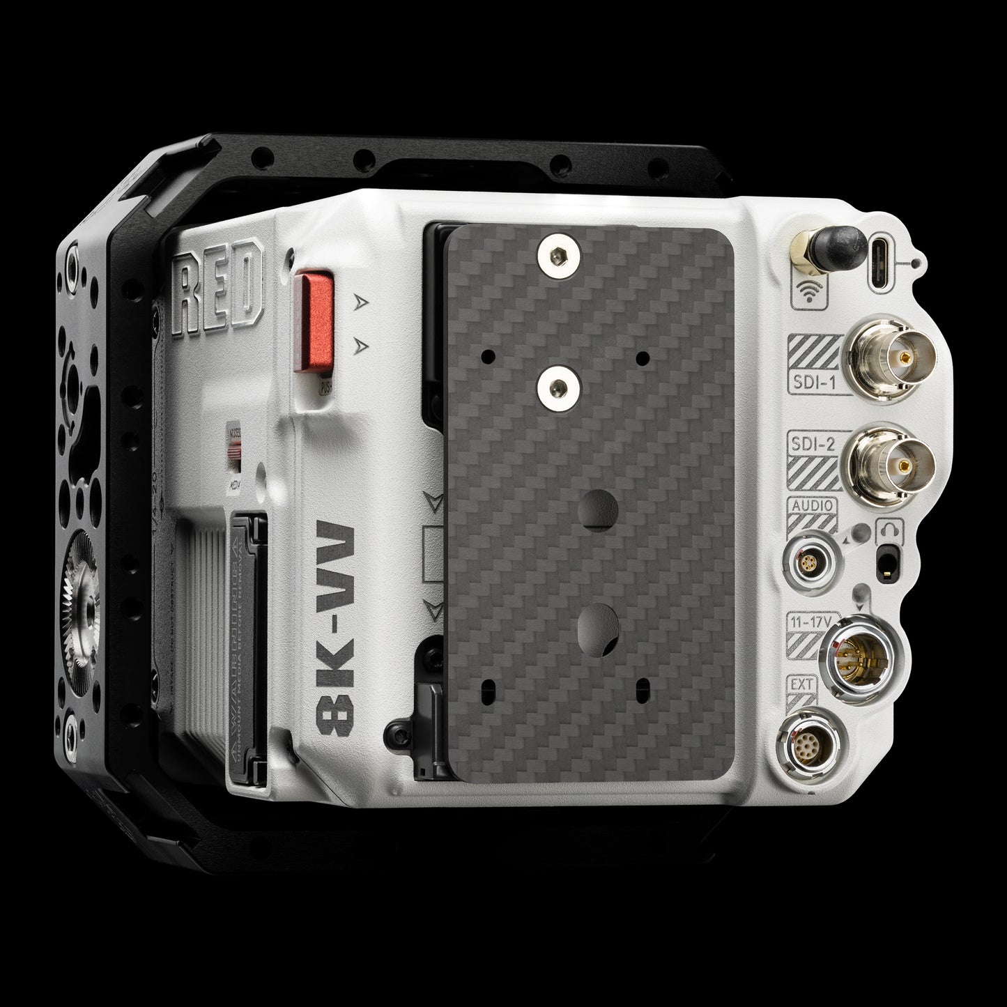 Carbon Back Plate for Teradek / V-RAPTOR