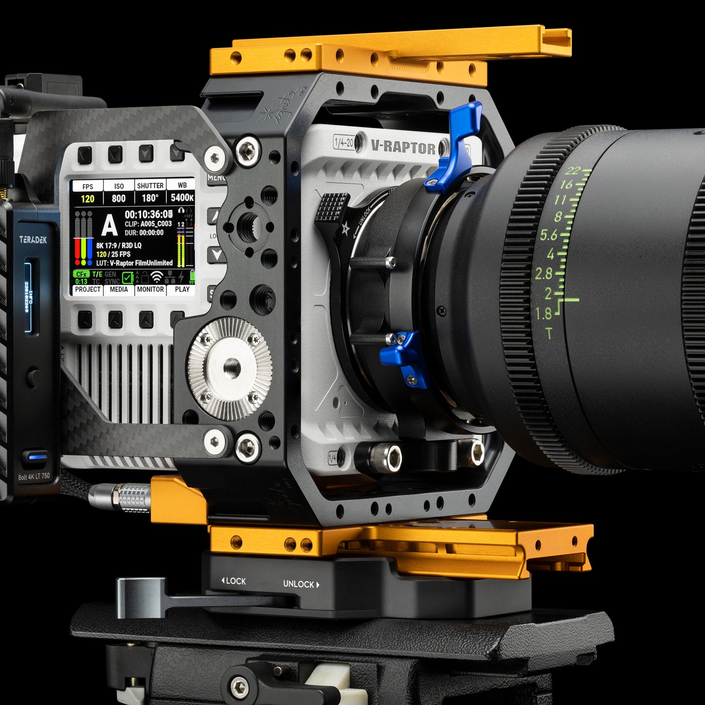 Camera Top Plate B ‣ ALEXA Mini + Mini LF + K-X + V-RAPTOR + FX6 + FX9 + BURANO + VENICE1&2 + C500MKII