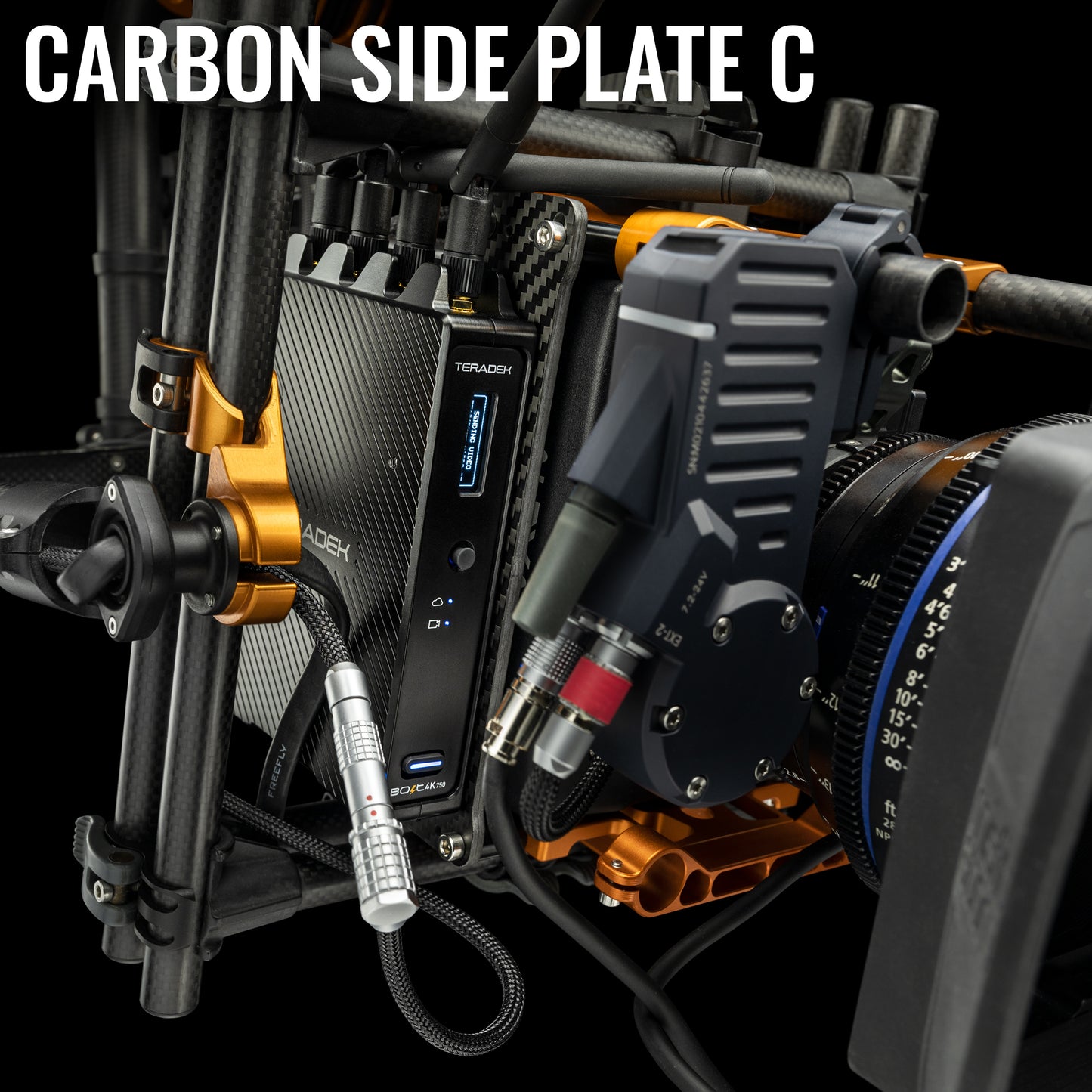 Carbon Side Plate for ALEXA Mini + Mini LF + DSMC2